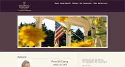 Desktop Screenshot of pammccurry.com